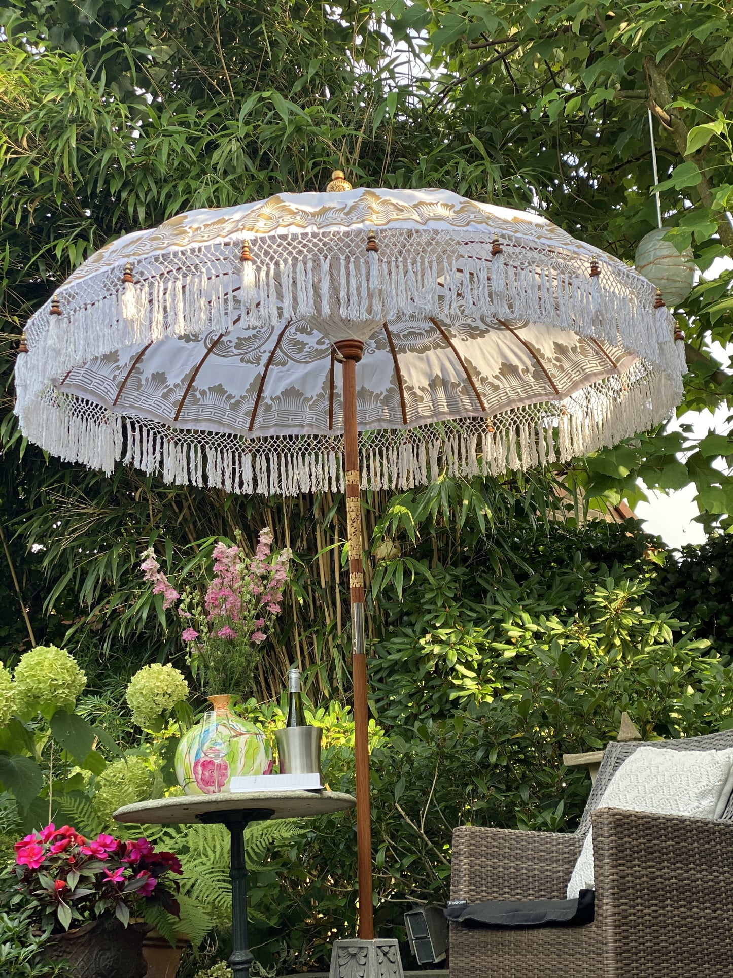 White & Gold - 2 meters wide - Bali Collection