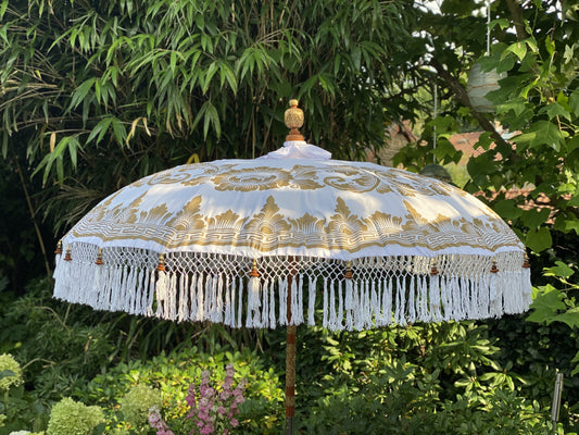 White & Gold - 2 meters wide - Bali Collection