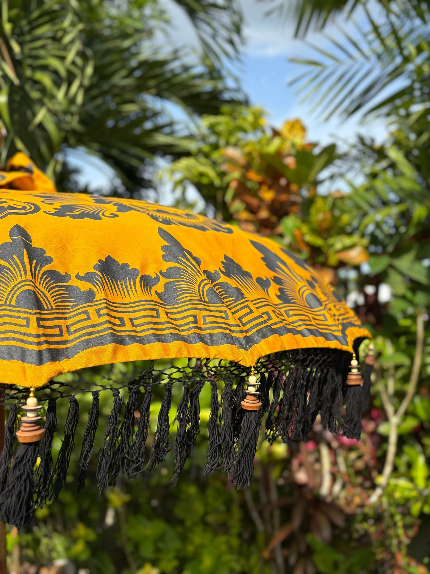 Yellow & Black- 2 meters wide - Bali Collection