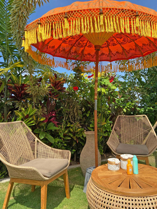 Bali Collection - Orange & Yellow - 2 meters wide