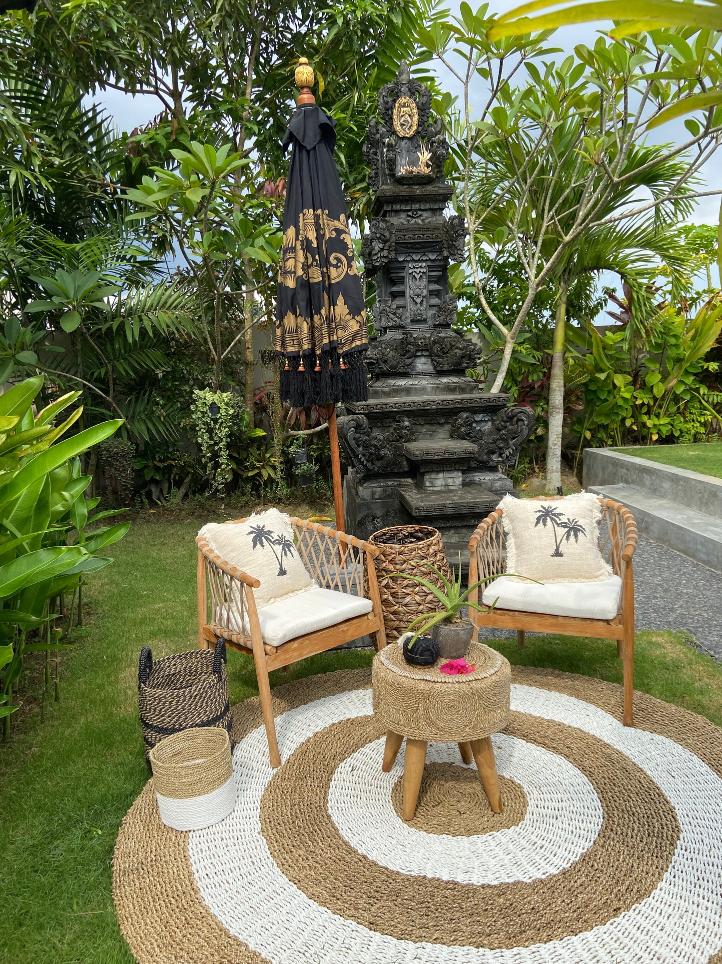 Bali Collection - Black & Gold - 2 meters wide