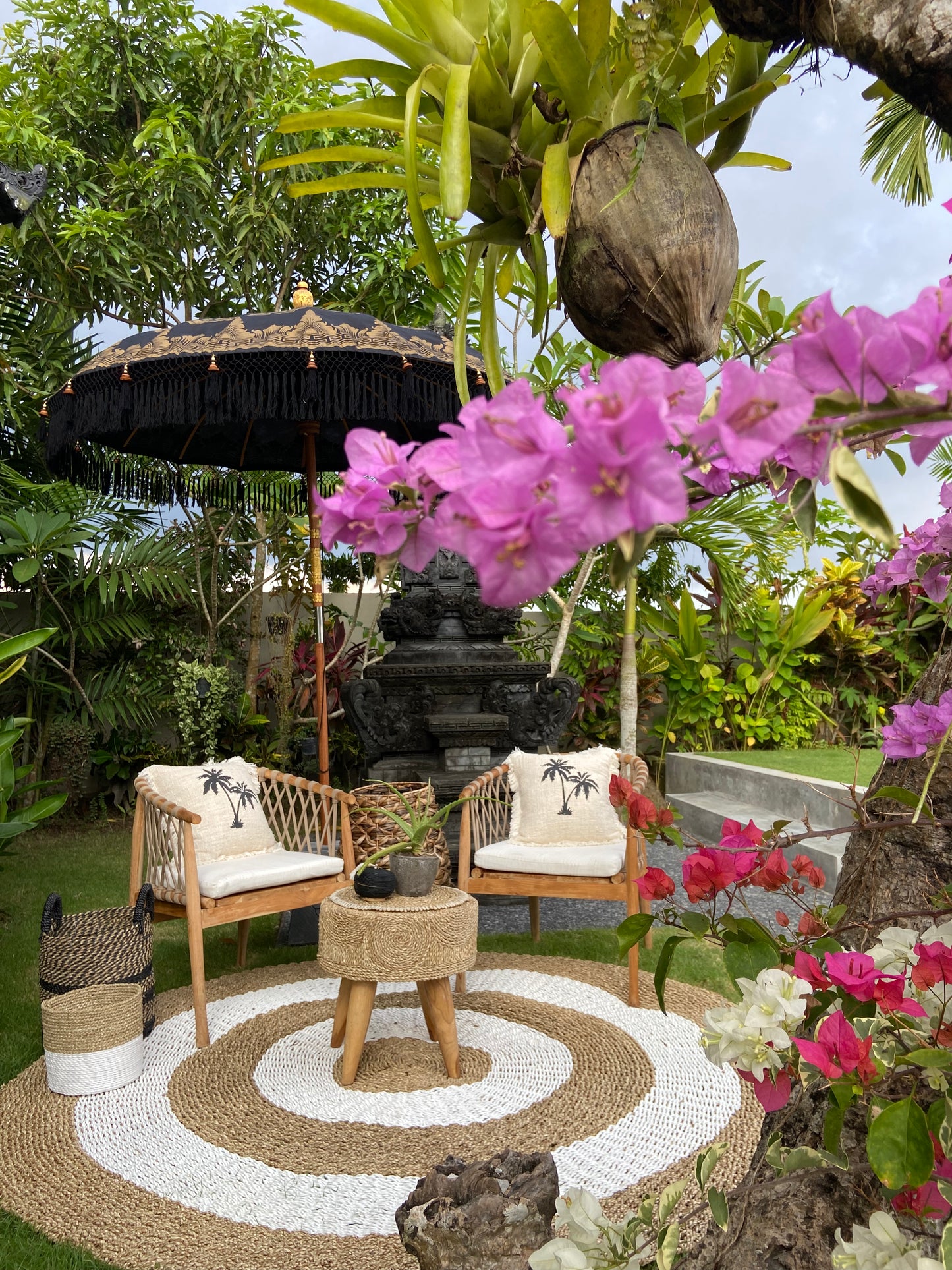 Bali Collection - Black & Gold - 2 meters wide