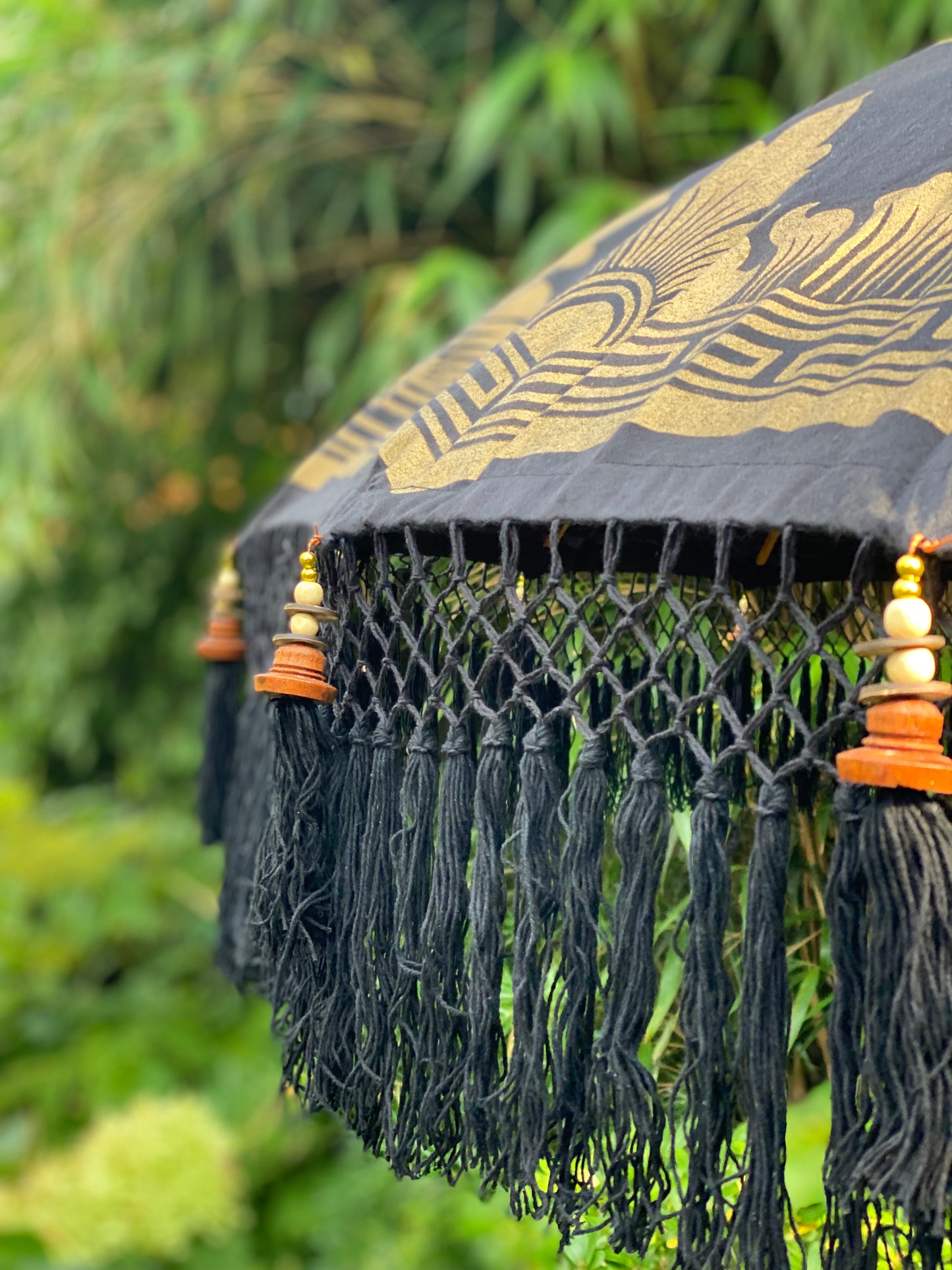 Bali Collection - Black & Gold - 2 meters wide