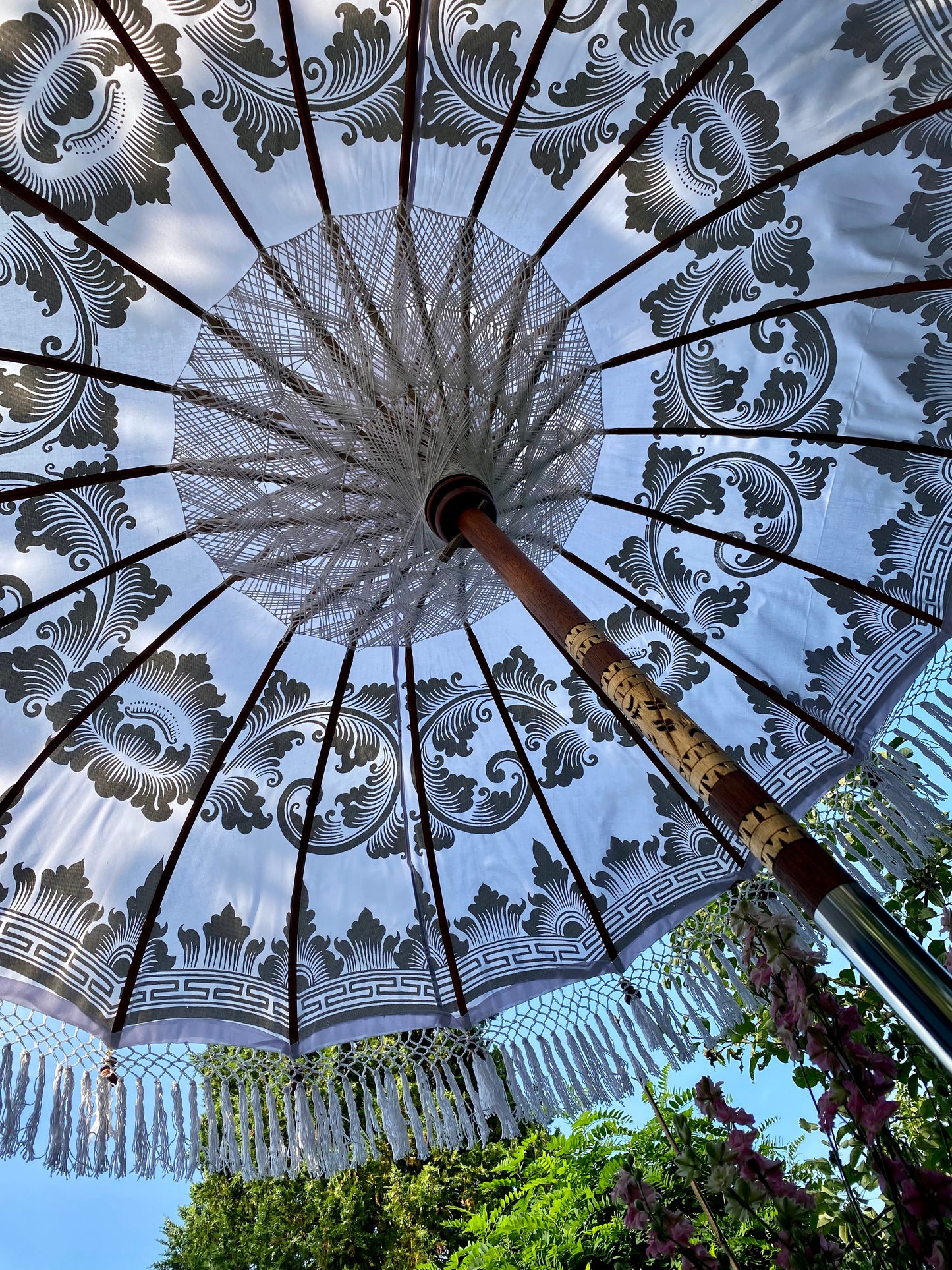 Bali Collection - White & Gold  - 2 meters wide