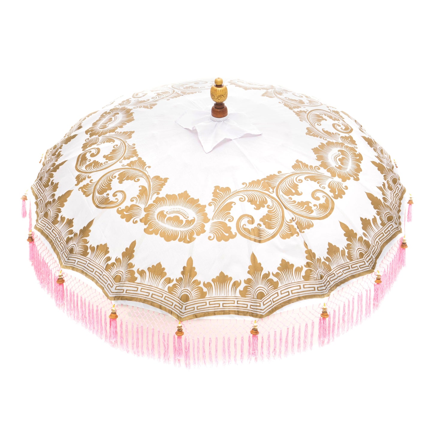 Bali Collection - Pink,  White & gold  - 2 meters wide