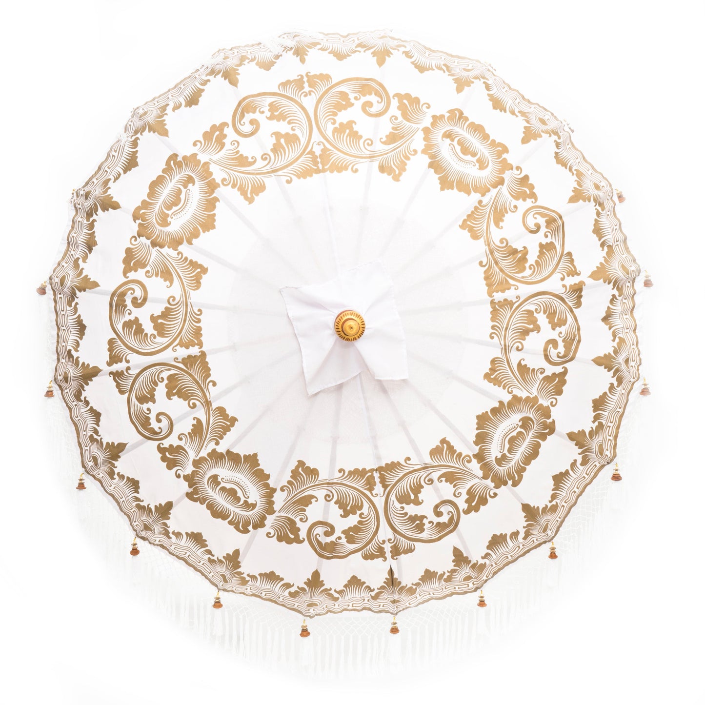 Bali Collection - White & Gold  - 2 meters wide