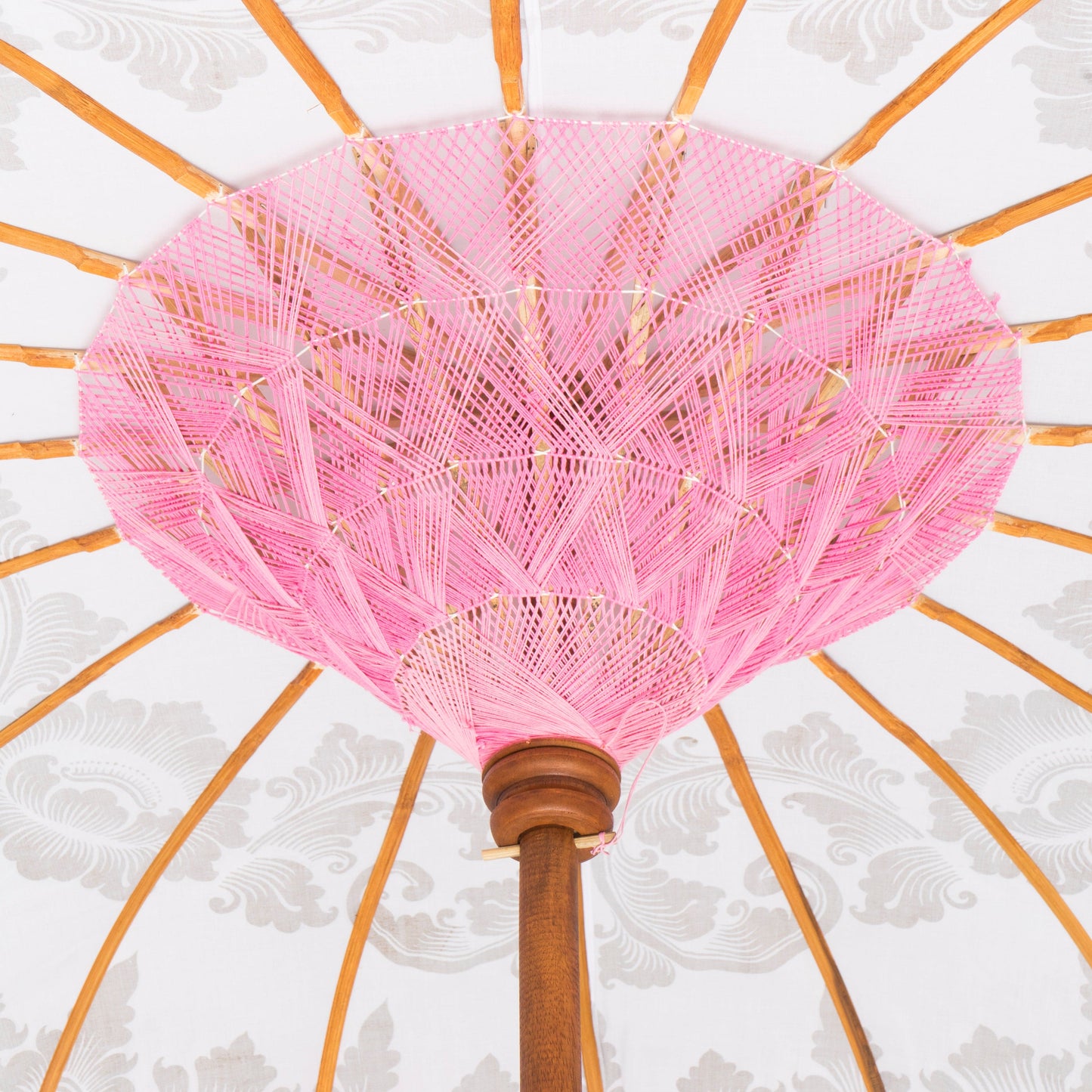 Bali Collection - Pink,  White & gold  - 2 meters wide