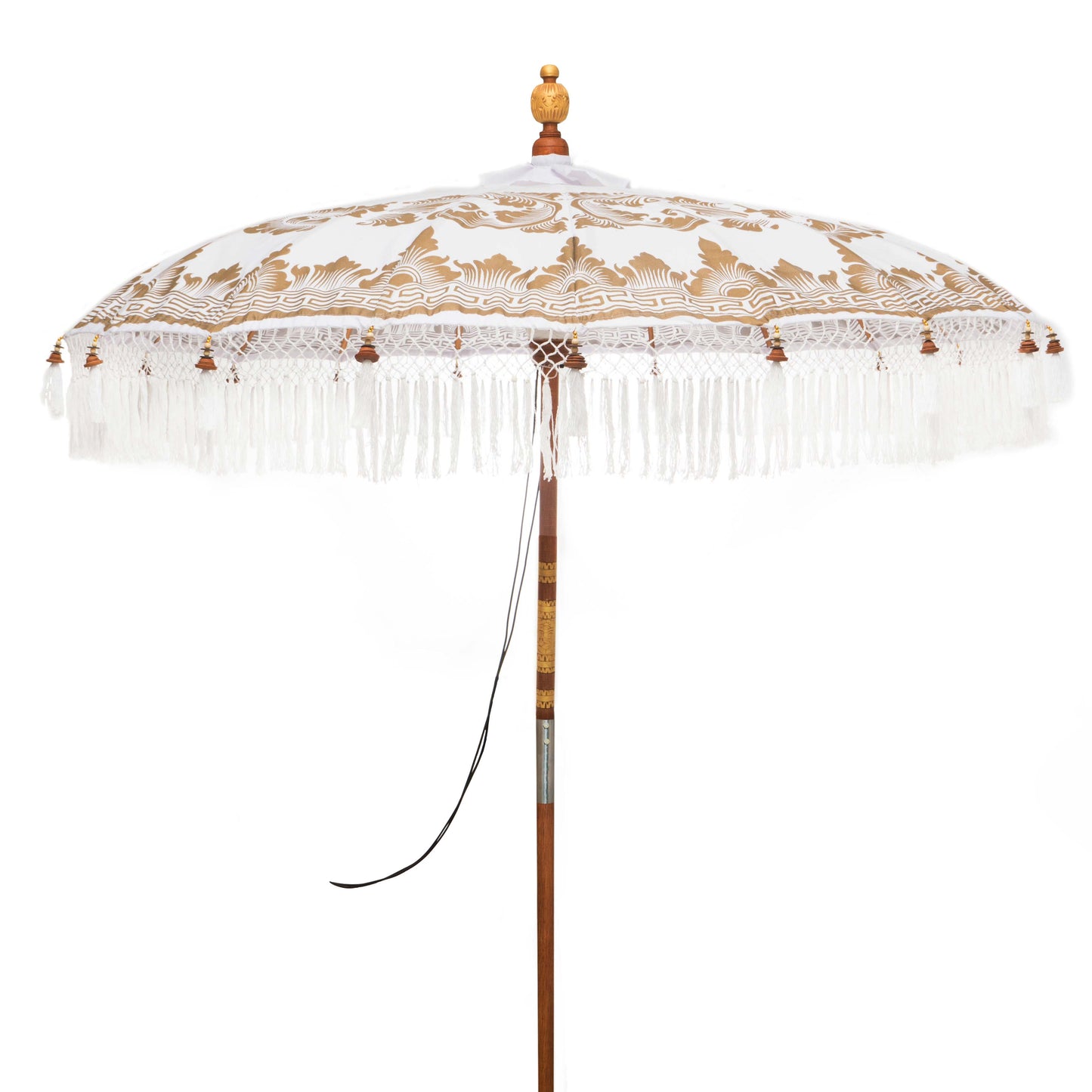 Bali Collection - White & Gold  - 2 meters wide