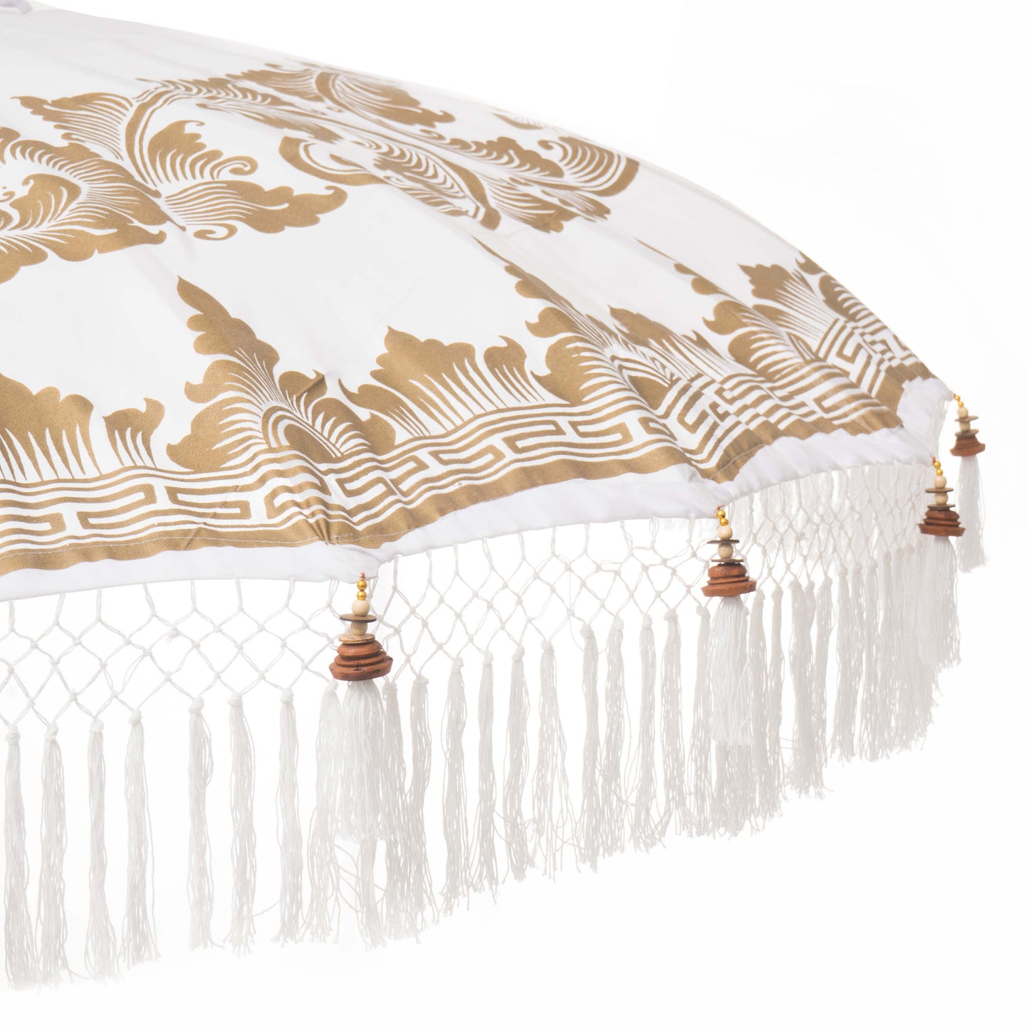 Bali Collection - White & Gold  - 2 meters wide