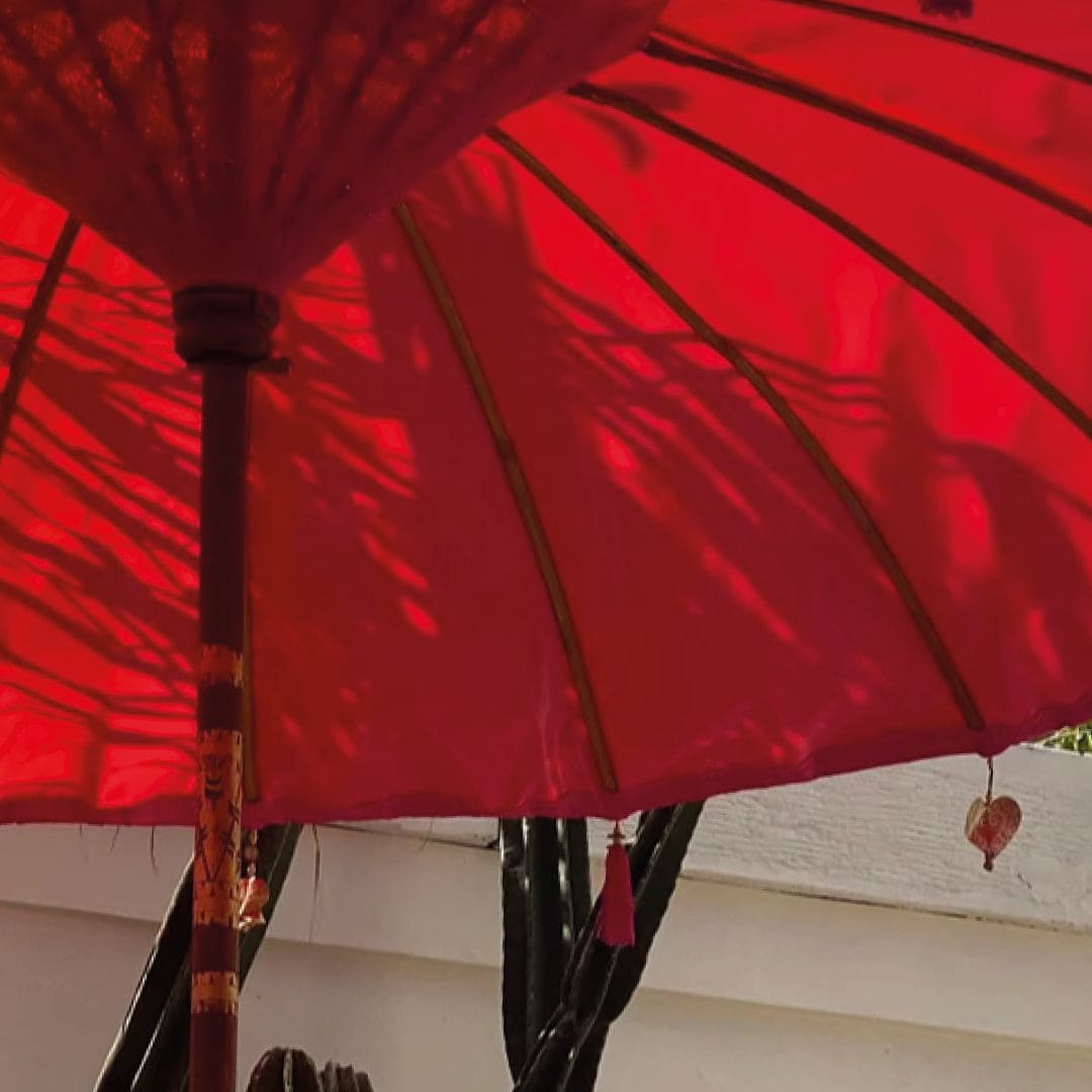 Boho Collection - Red - 2 & 3 meters wide