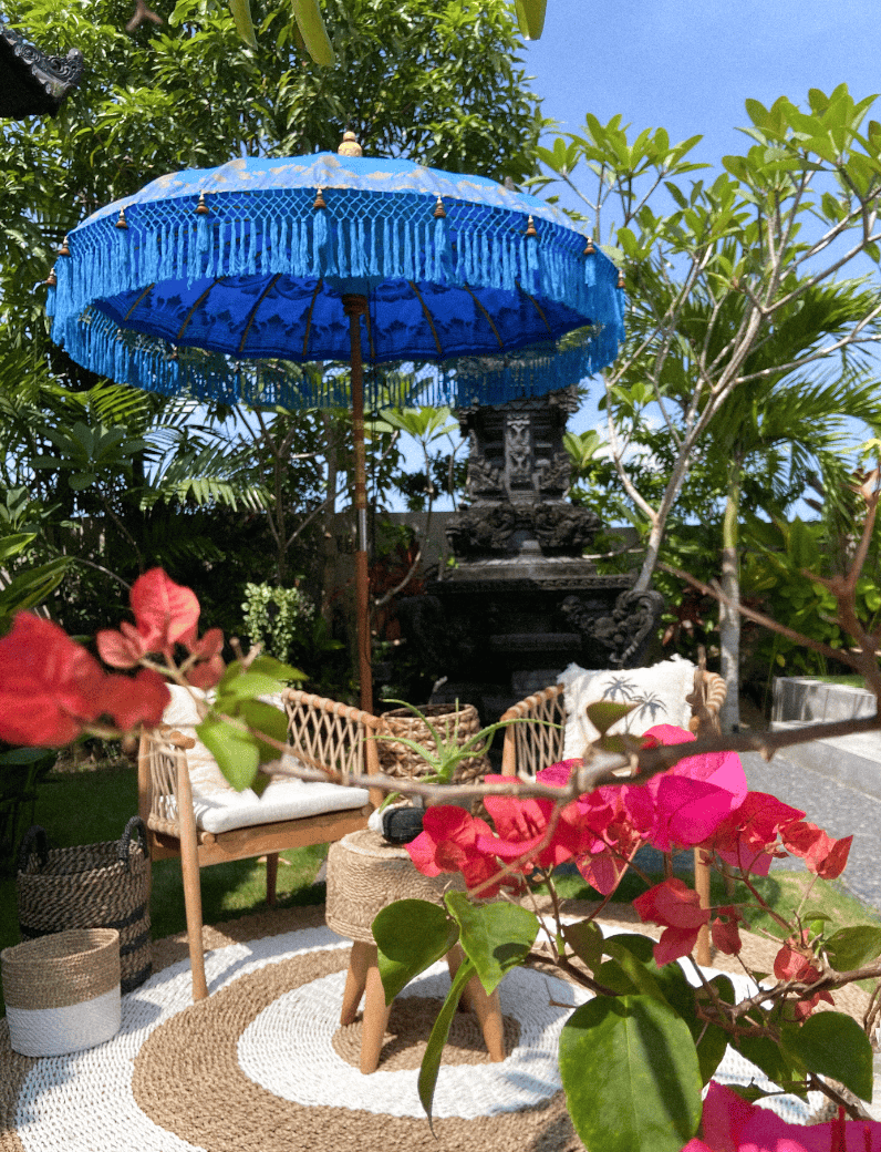 Bali Collection - Blue & Gold  - 2 meters wide