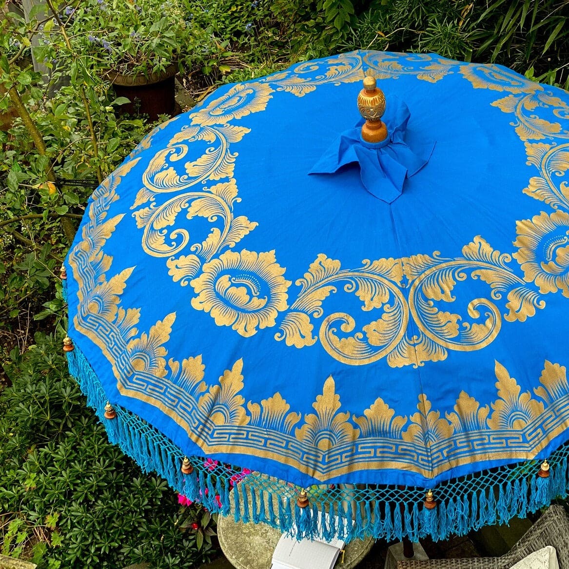 Bali Collection - Blue & Gold  - 2 meters wide