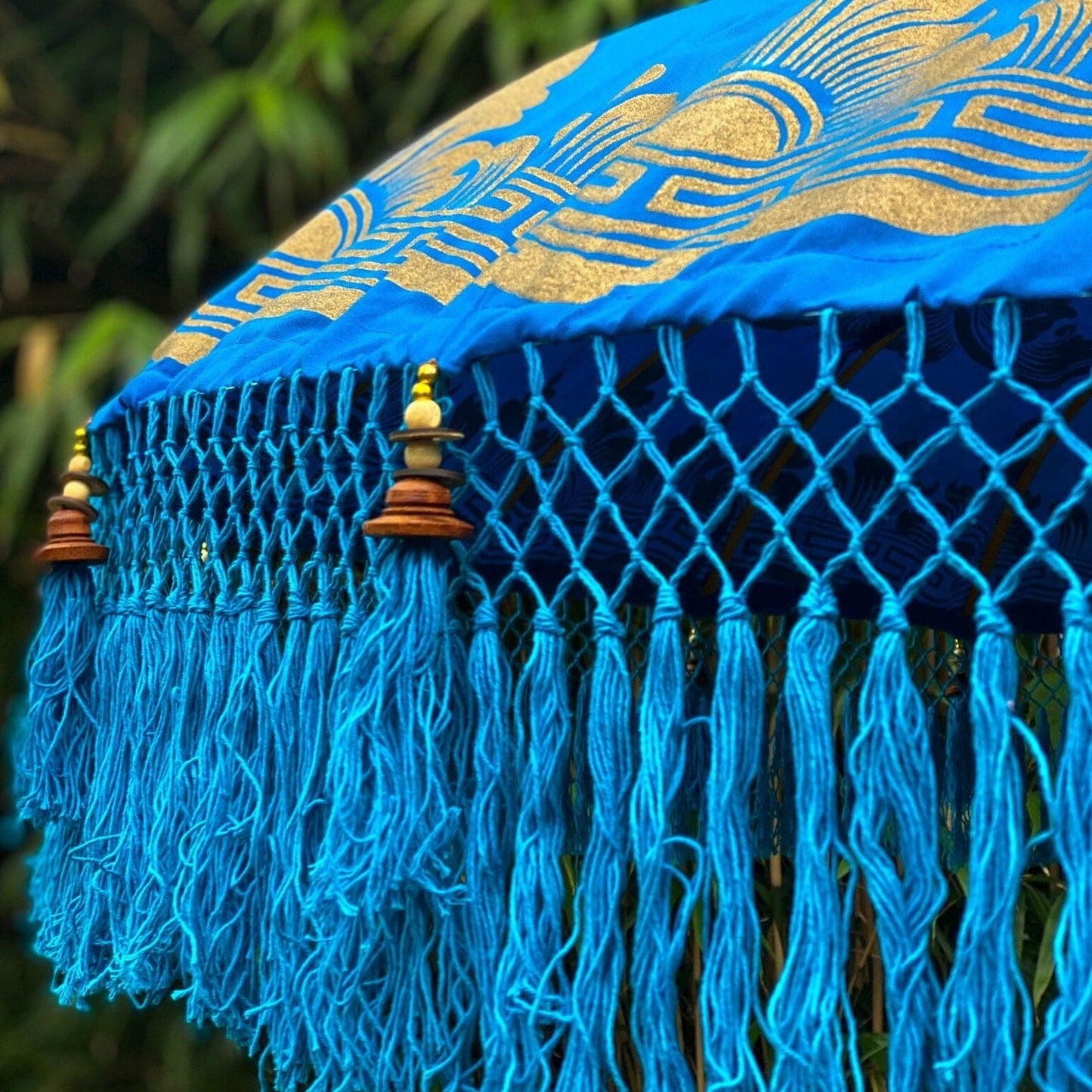 Bali Collection - Blue & Gold  - 2 meters wide
