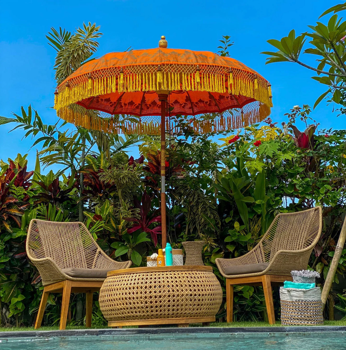 Orange & Yellow - 2 meters wide - Bali Collection